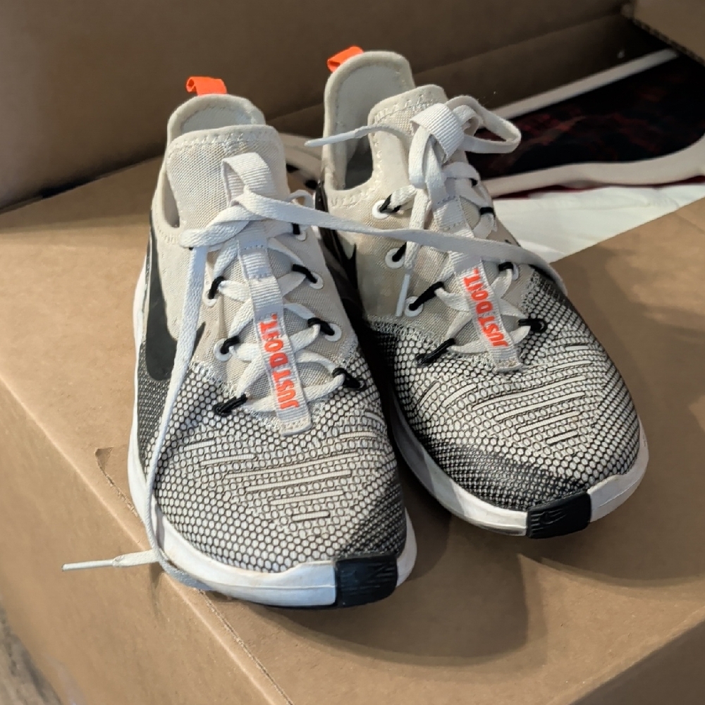 Nike Gray and Black Women's Sneakers